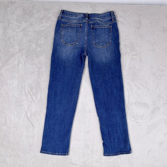 Studio Blue Jeans Women's Size 27 Medium Wash Straight Leg Stretch Mid-Rise - Picture 2 of 10